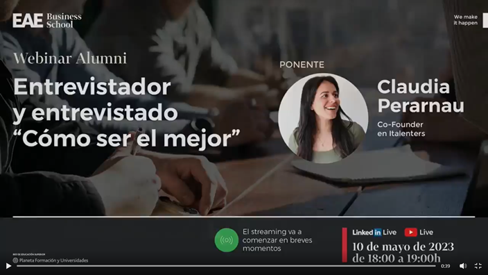 Webinar de como ser el mejor entrevistador y entrevistado